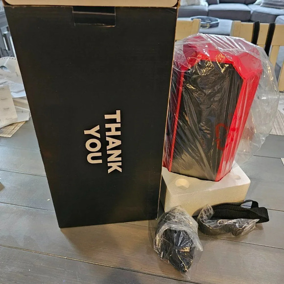 Altec Lansing HydraShock Red Everything Proof Portable Bluetooth Speaker - Picture 6 of 12